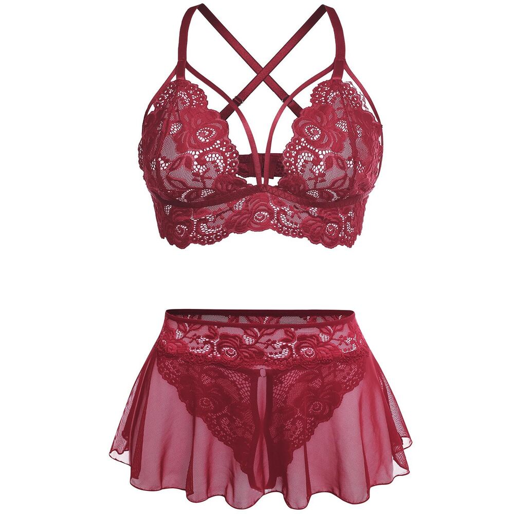 4342 Lingerie,Wine Red Lingerie ,Sexy Lingerie,Lingerie Sets Sexy,Wine Red